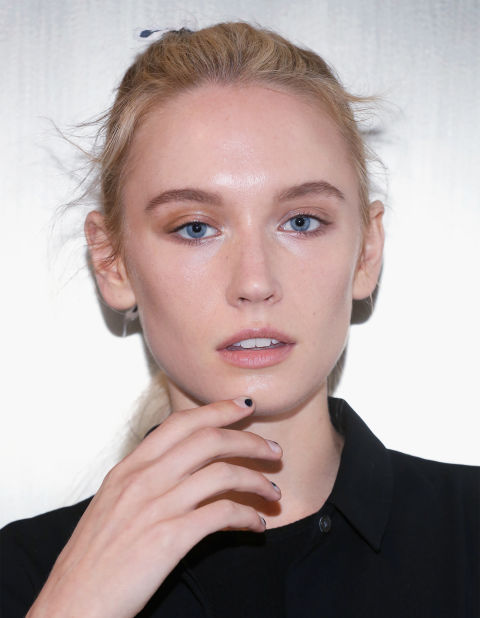 Sunset-worthy shades were all over the runways (Adam Selman, Michael Kors, Derek Lam). Not to mention, we recently learned from legendary makeup artist and chemist Ida Gàl-Csiszar that warm matte tones enhance every eye color. No matter what season, it adds a touch of warmth.