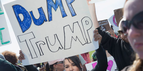 Donald Trump protester