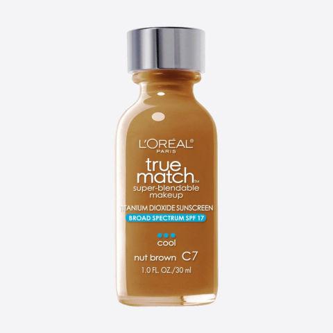 This drugstore steal is notorious for being *amazing* for normal to very oily skin. Its fluid, silk-like texture goes on smoothly and will let your natural complexion show through while still diffusing uneven skin tone, blemishes, and T-zone shine. It also comes complete with SPF 17. L'Oréal Paris True Match Super-Blendable Makeup, $7.21; target.com.
