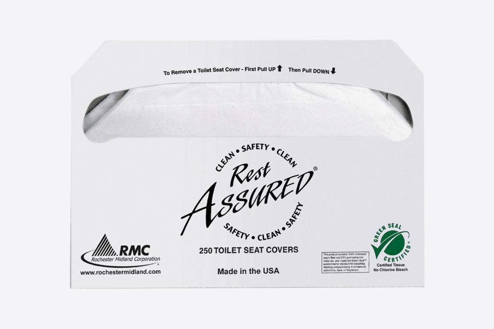 Rice paper is lovely for blotting, but rest assured that the free toilet seat covers you find in public stalls can get the job done too. The paper has the perfect consistency for soaking up and banishing unwanted shine.