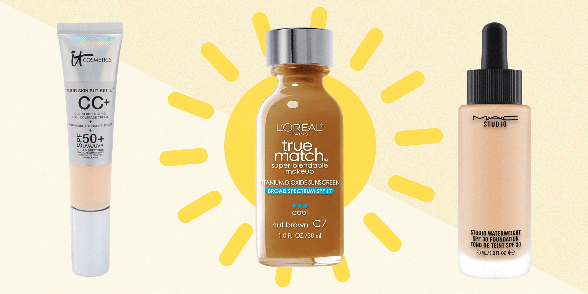 Best Foundations with SPF Best Foundations That Include Sunscreen