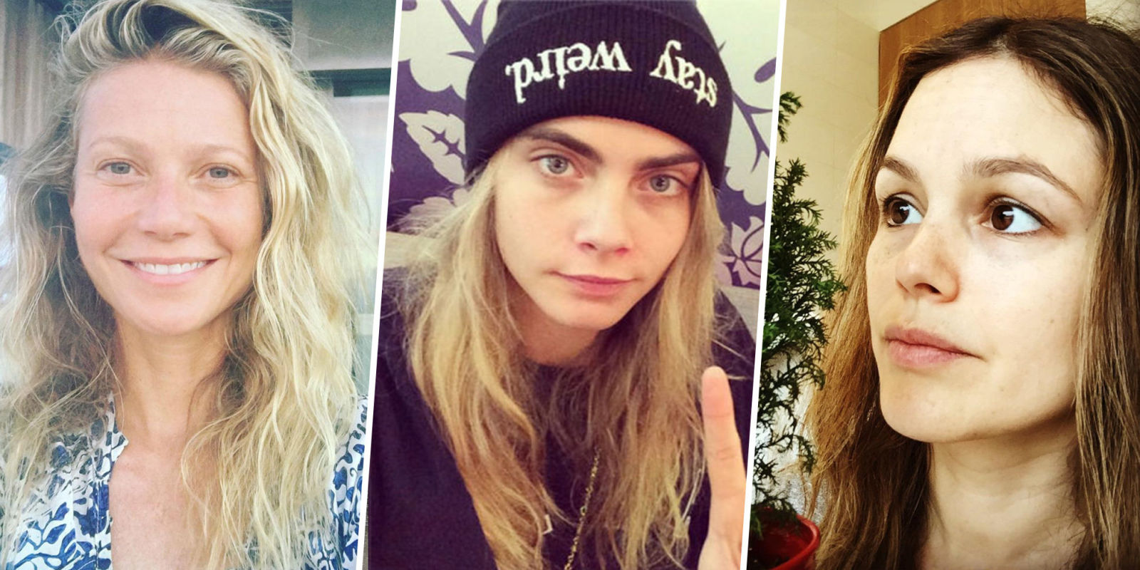 No-Makeup Celebrity Pictures - Celebrities Without Makeup