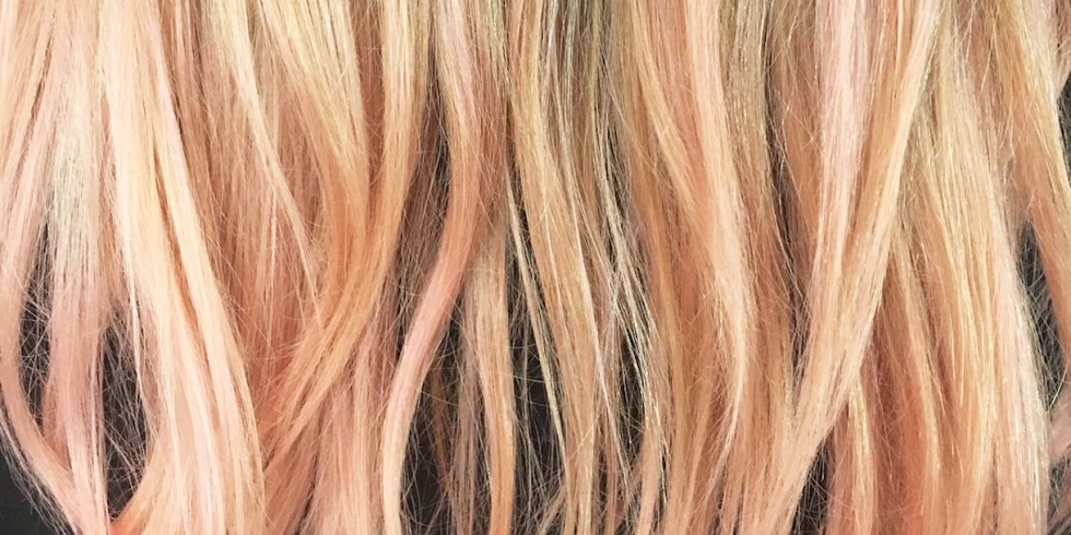 Blorange Hair Color Trend Blonde Orange Dye Job