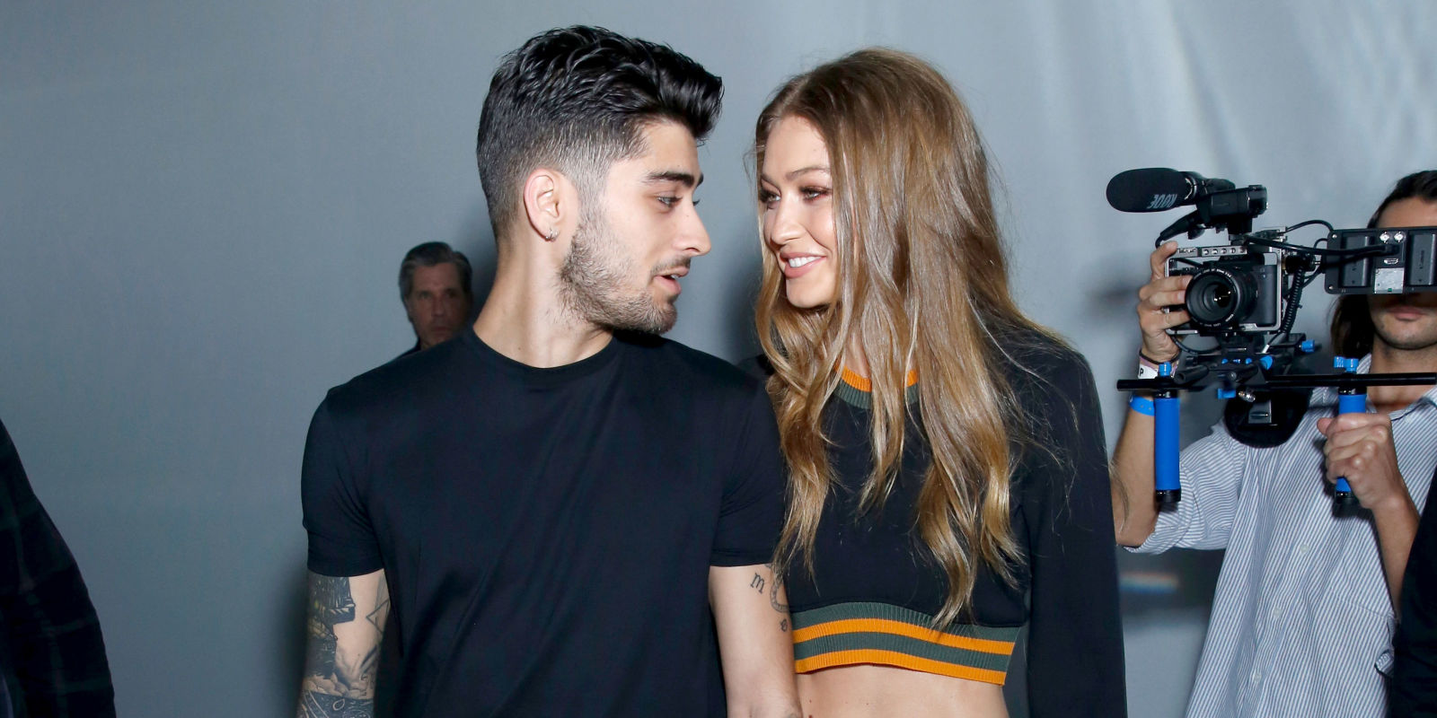 Zayn Malik and Gigi Hadid Just Shared a Very Public Kiss - MarieClaire.com