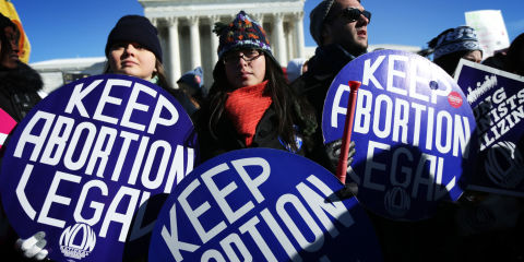 abortion protest