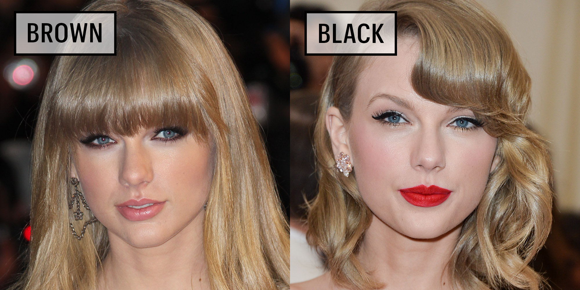Celebrities Wearing Black Versus Brown Eyeliner Why You Should Wear Brown Eyeliner