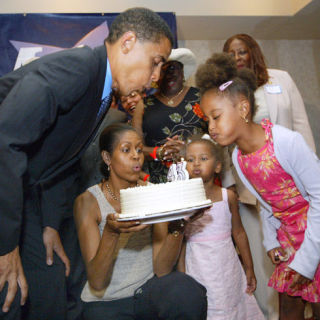 Those sweet moments with Michelle, though.