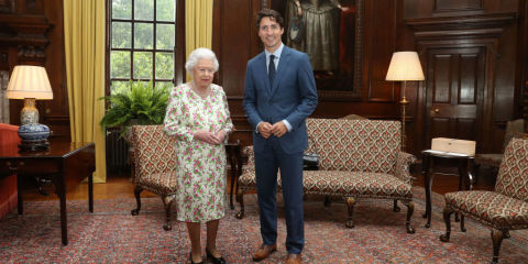 The Queen, Justin Trudeau