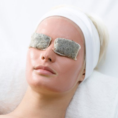 Tea bags (with caffeine) will help reduce swollen eyes. Simply soak in water then leave the entire bag on each eye for 5-10 minutes.
