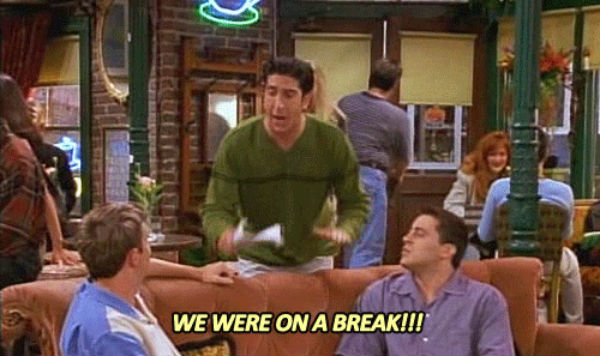 we were on a break friends